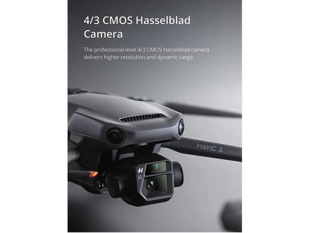 DJI Mavic 3 - With Extra Prop Guards And Set of Propellers - Camera Drone with 4/3 CMOS Hasselblad Camera, 5.1K Video, Omnidirectional Obstacle Sensing, 46-Min Flight, RC Quadcopter with Auto Return