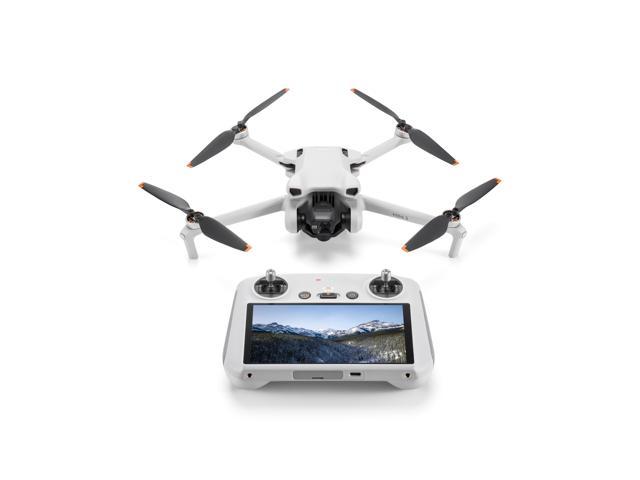 DJI Mini 3 Fly More Combo (DJI RC) ?C Lightweight and Foldable Mini Camera Drone with 4K HDR Video, 38-min Flight Time, True Vertical Shooting, and Intelligent Features