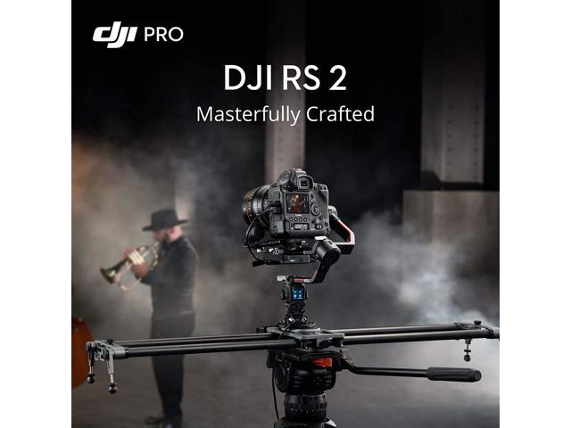 DJI RS 2-3-Axis Gimbal Stabilizer for DSLR and Mirrorless Cameras, Nikon, Sony, Panasonic, Canon, Fuji, 10lbs Tested Payload, 1.4?? Full-Color Touchscreen, Carbon Fiber Construction, Black