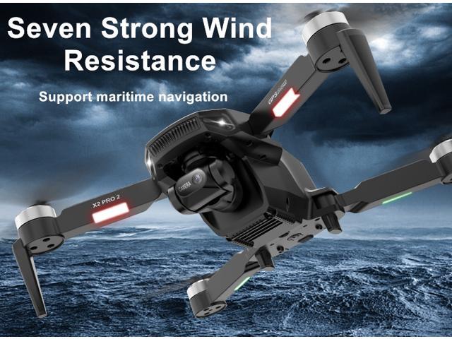 3-axis gimbal drone 8K HD dual-camera controllable ESC camera 5km GPS professional brushless aircraft 40 minutes of continuous flight 3 Battery