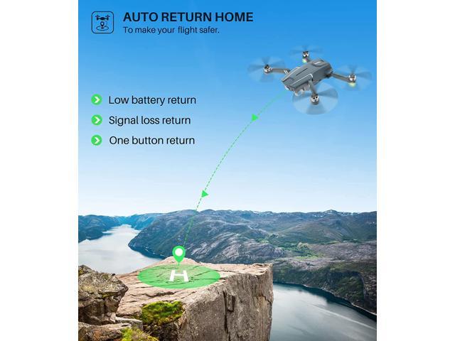 SYMA GPS Drone with 4K EIS UHD 90??FOV Camera for Adults Beginner, FPV RC Quadcopter with Brushless Motor, 2 Batteries 54 Min Flight Time, 5GHz Transmission, Smart Auto Return Home, Follow Me