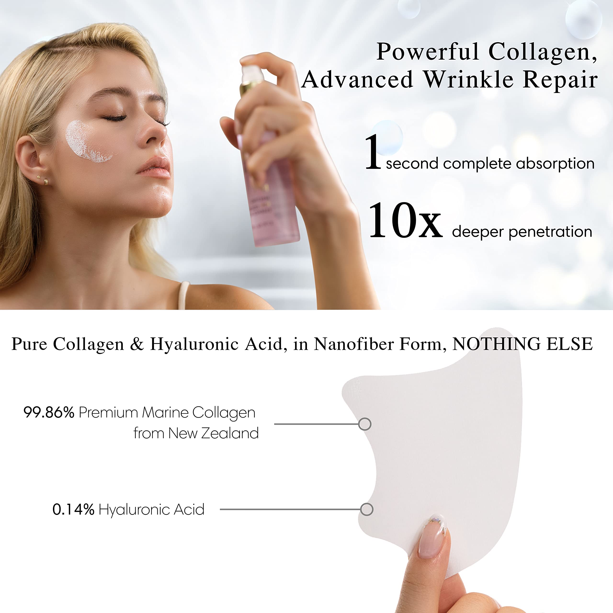 Anti-Aging Korean Skin Care Collagen Routine | Reduce Fine Lines and Wrinkles, Lift, Firm, Brighten, and Strengthen