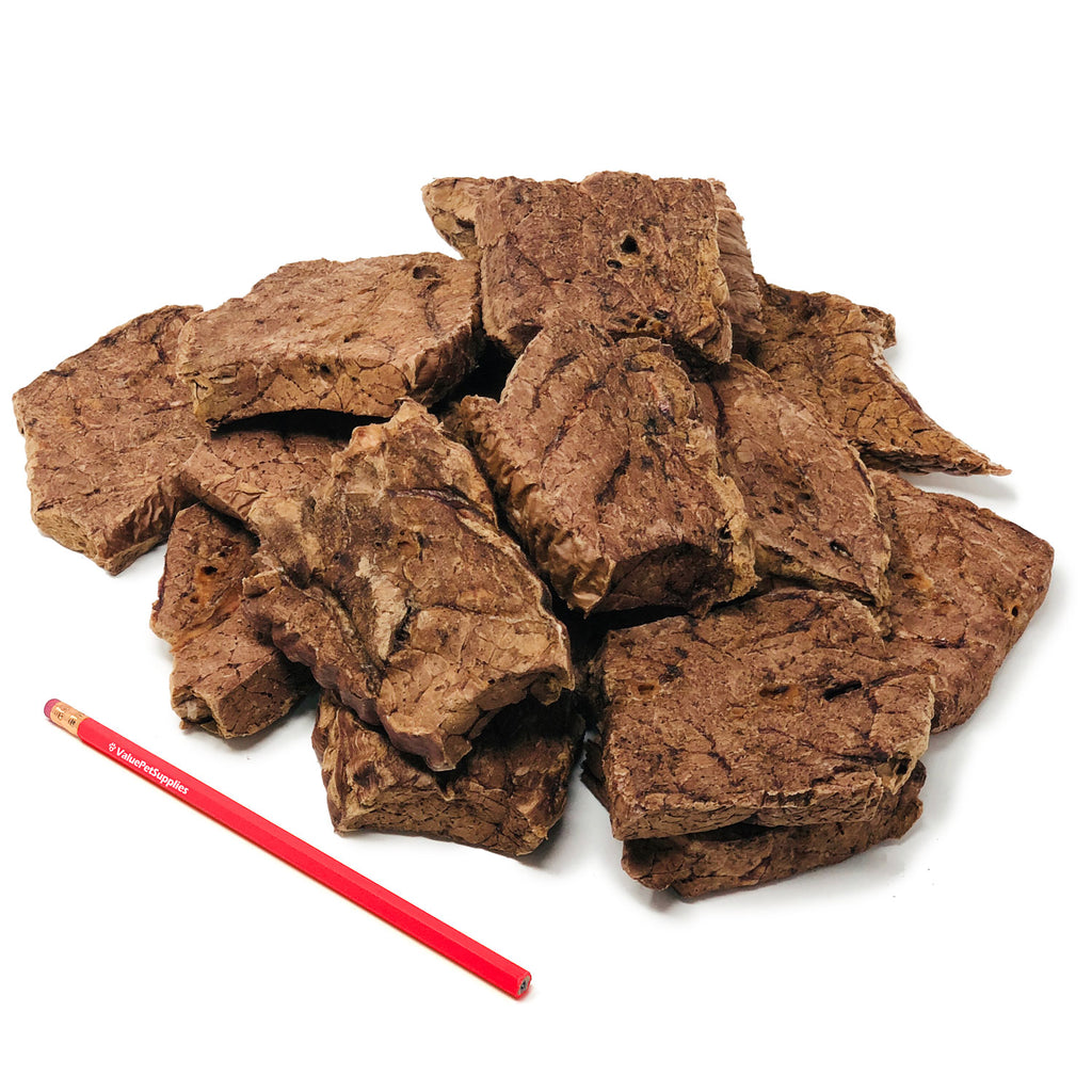 USA Beef Lung Dog Chews, Sliced, 6 Pounds - All Natural Dog Treats, Single Ingredient 