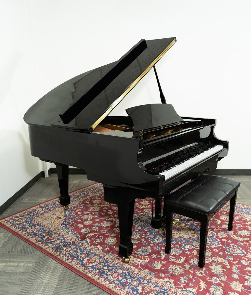 Chas K Hale SG155 Grand Piano Polished Ebony SN: 8705398