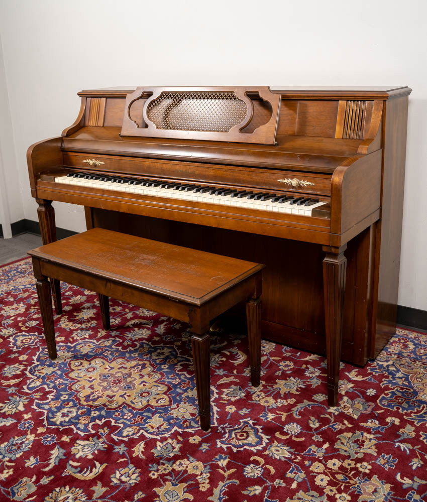 Lyon Healy Console Piano Polished Mahogany SN: 242459