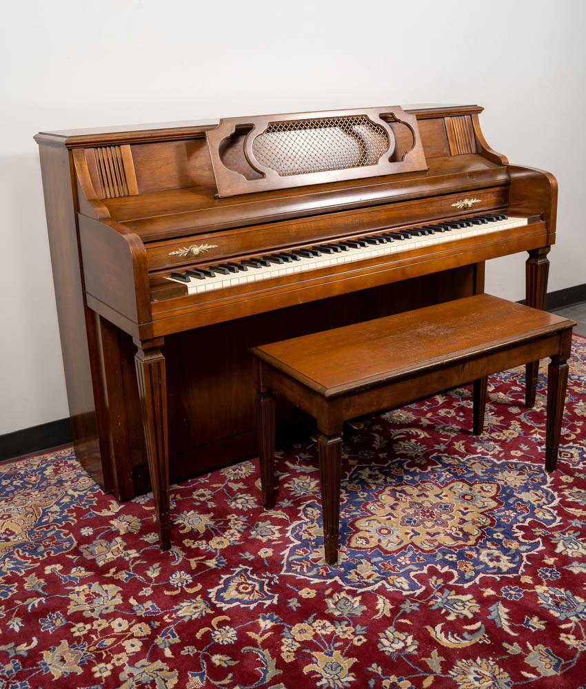 Lyon Healy Console Piano Polished Mahogany SN: 242459