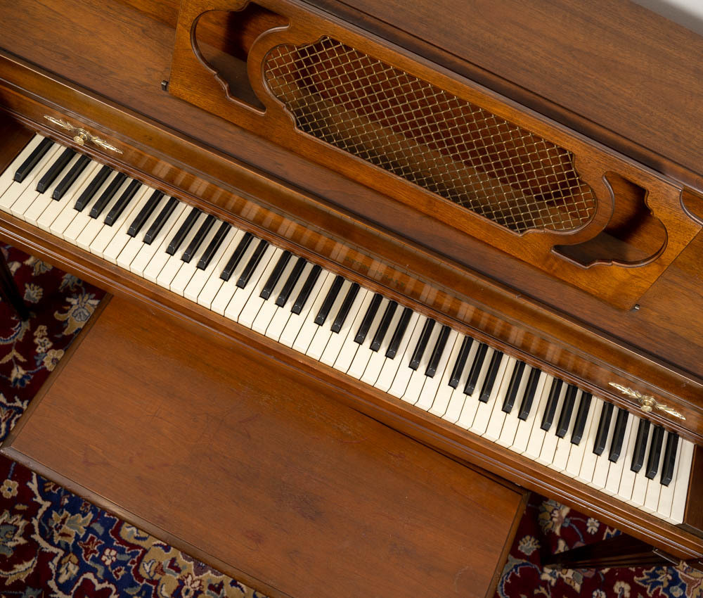 Lyon Healy Console Piano Polished Mahogany SN: 242459