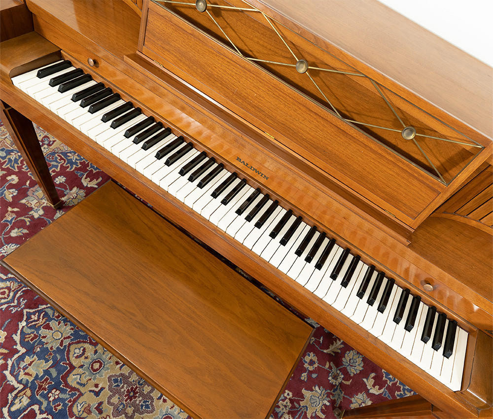 Baldwin Acrosonic 43 Upright Piano Oak SN: 807585