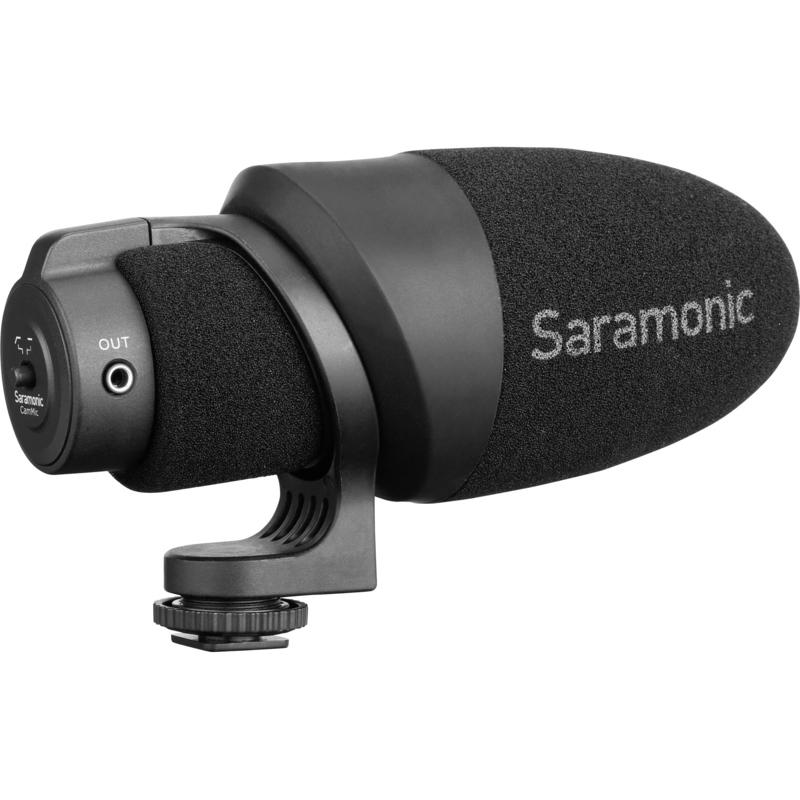 Saramonic CamMic Camera-Mount Shotgun Microphone for DSLR Cameras and Smartphones  