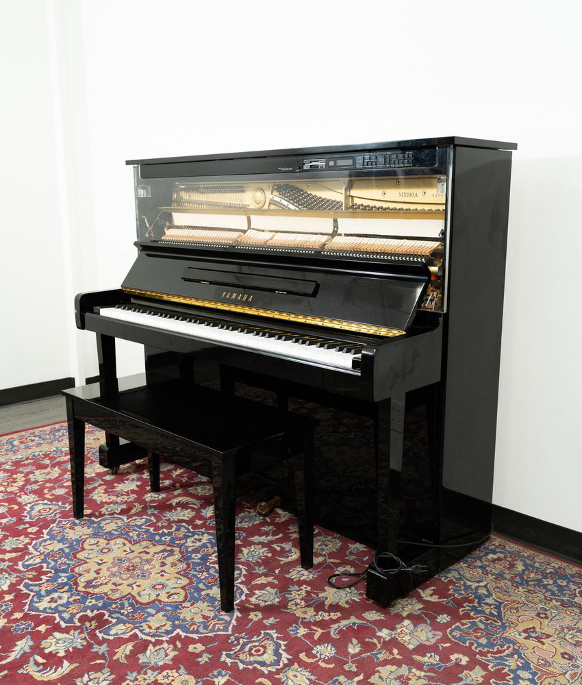 Yamaha 48 MX100A Upright Piano Polished Ebony SN: 4484285