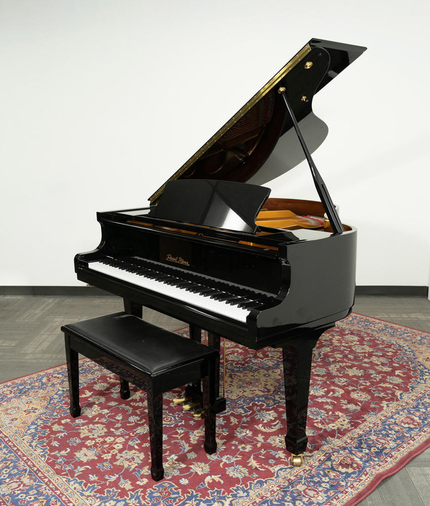 Pearl River 4 8 GP142 Grand Piano Polished Ebony SN: 966463