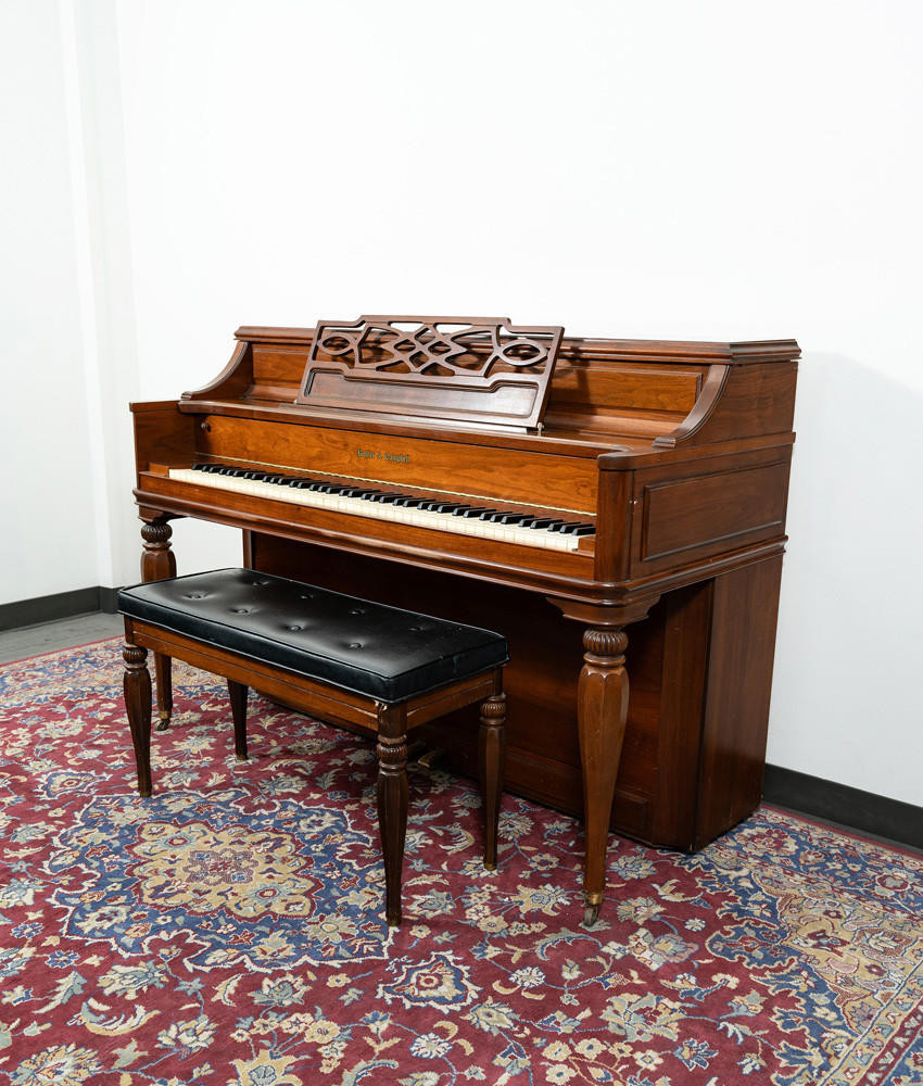 Kohler Campbell Classic Upright Piano Satin Walnut SN: 651255